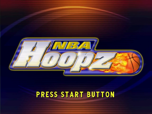 NBA Hoopz title screen for Sega Dreamcast